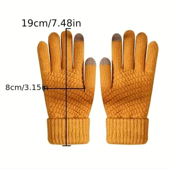 Women/Men Winter Touch Screen Gloves - Picture 6 of 7